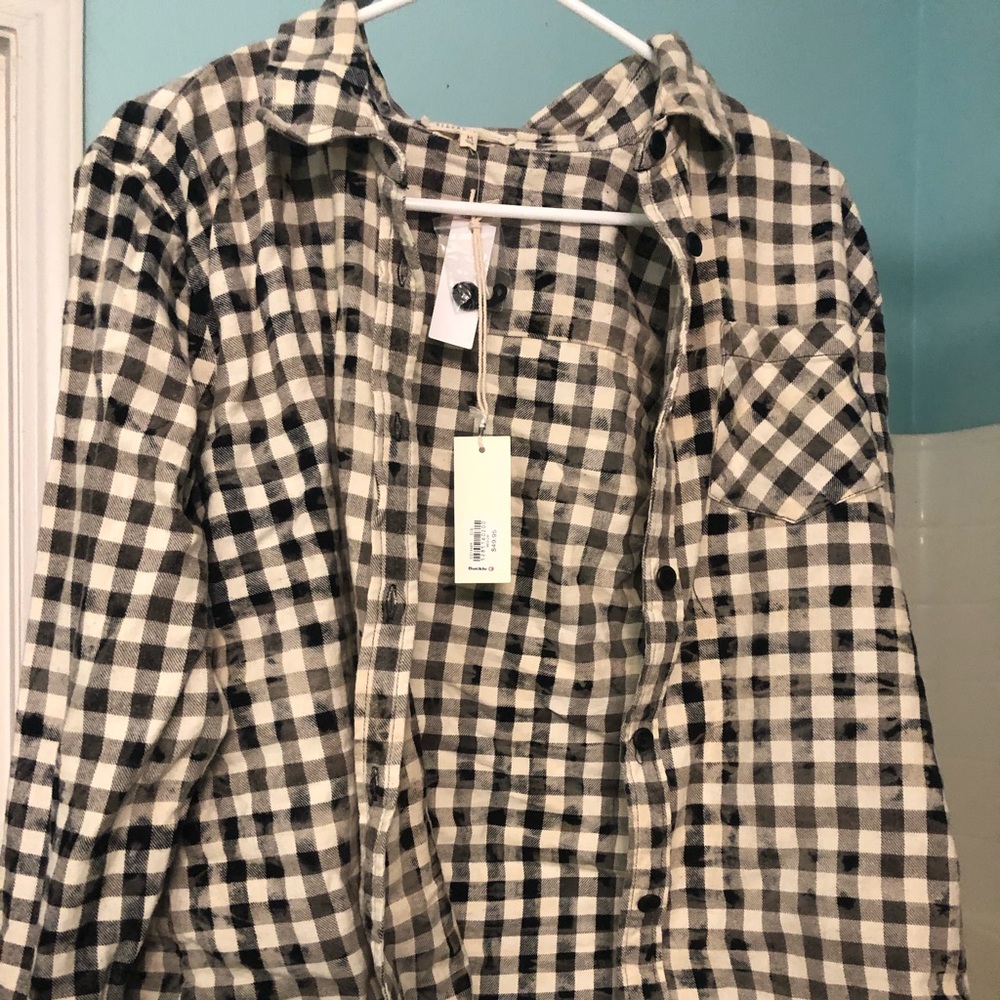 Women’s faded flannel